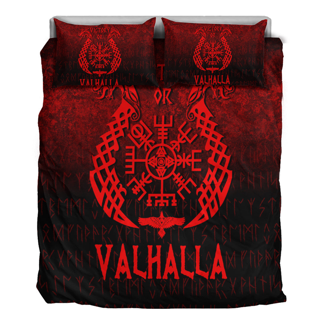 Wonder Print Shop Bedding Set - Victory or Valhalla - Red Version Bedding Set RLT12 - Wonder Print Shop