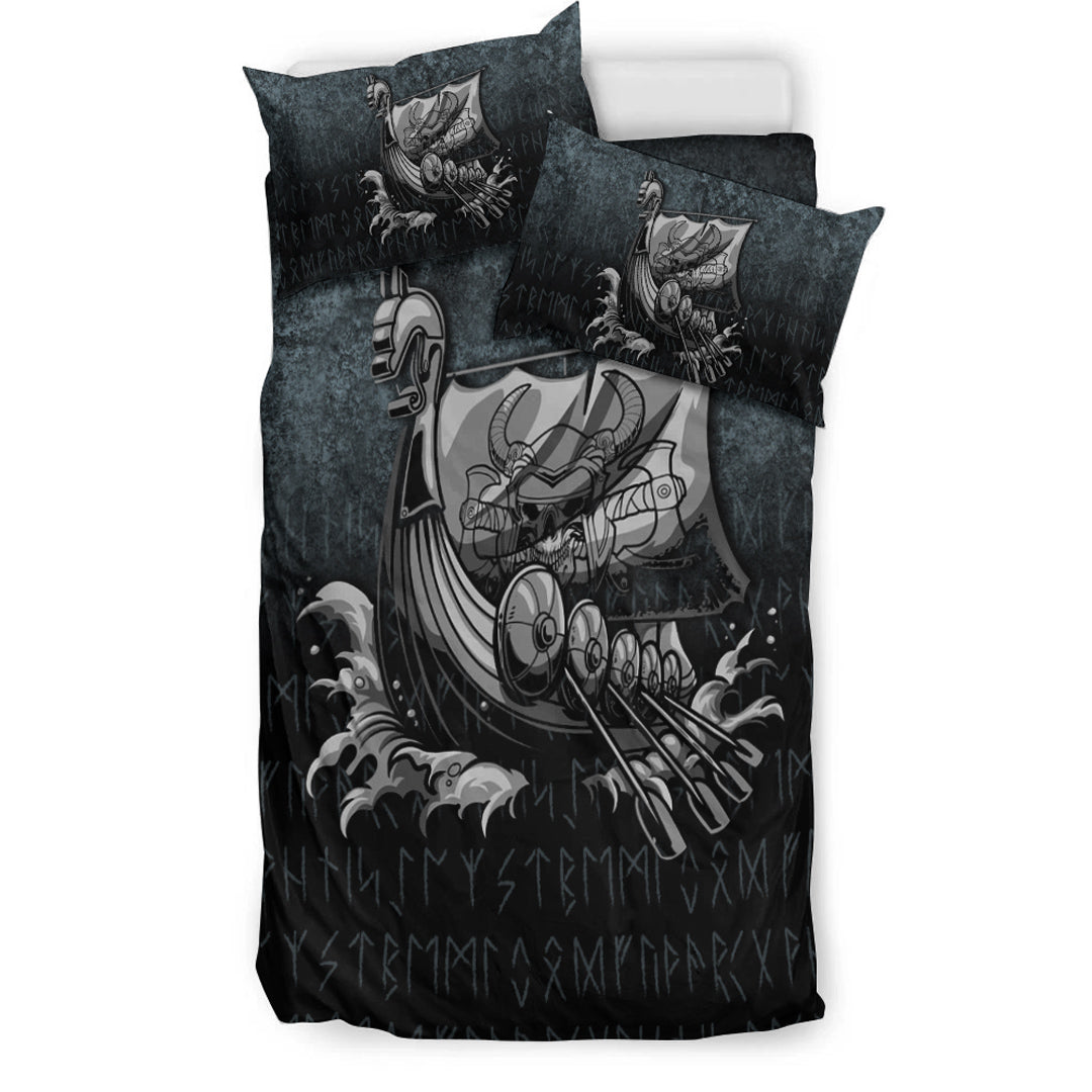 Wonder Print Shop Bedding Set - Victory or Valhalla Drakkar Bedding Set RLT12 - Wonder Print Shop