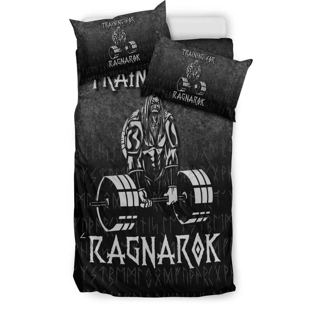 Viking Bedding Set Training For Ragnarok Bedding Set RLT12 - Wonder Print Shop