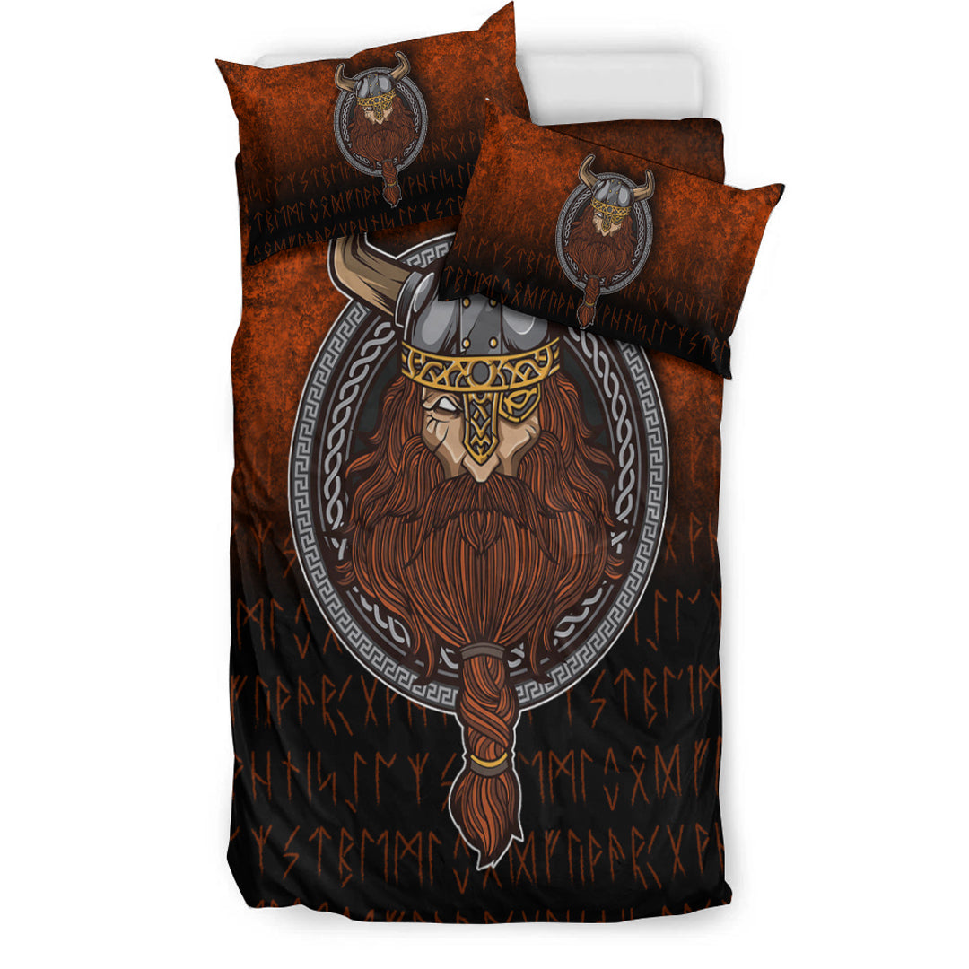 Viking Bedding Set Viking Warrior Odin Valhalla Bedding Set RLT12 - Wonder Print Shop