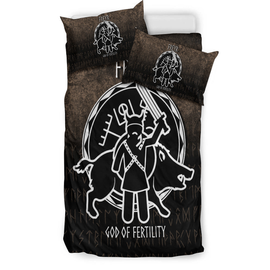 Wonder Print Shop Bedding Set - Freyr God Of Fertility Bedding Set RLT12 - Wonder Print Shop