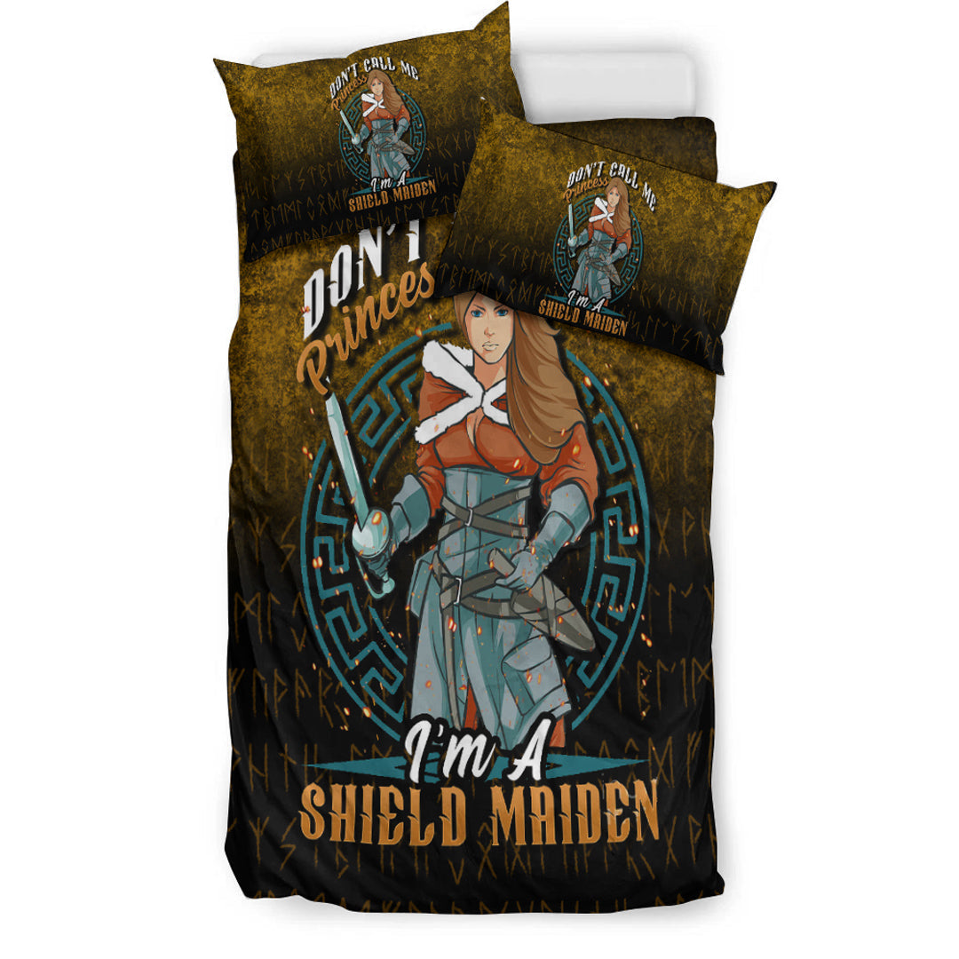 Viking Bedding Set Im A Shield Maiden Bedding Set RLT12 - Wonder Print Shop