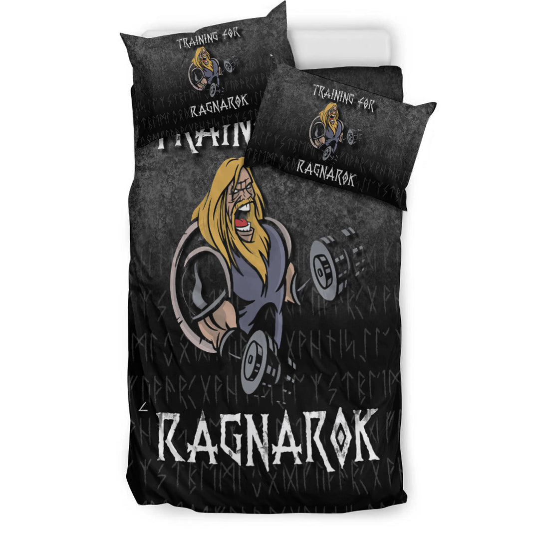 Viking Bedding Set Training For Ragnarok Bedding Set RLT12 - Wonder Print Shop