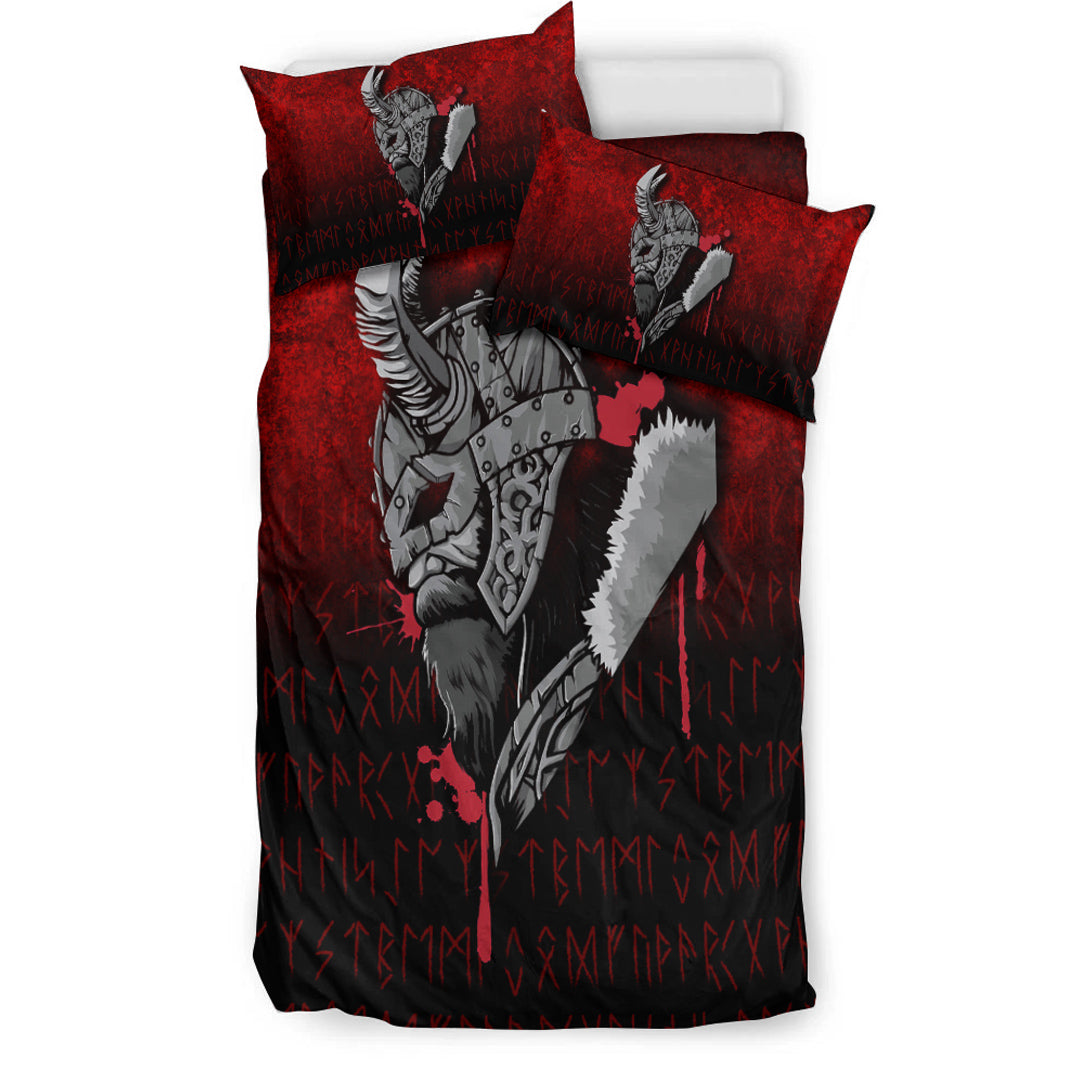 Viking Bedding Set Viking Nordic Odin Bedding Set RLT12 - Wonder Print Shop