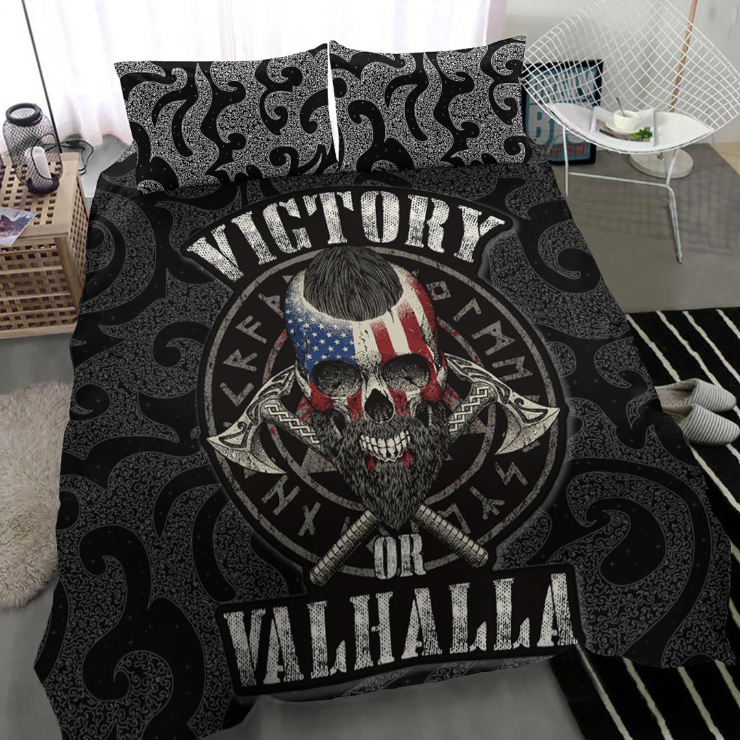 Viking Bedding Set Victory or Valhalla Special Version Bedding Set RLT12 - Wonder Print Shop