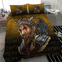Viking Bedding Set Viking Warrior Odin Valhalla Raven Bedding Set RLT12 - Wonder Print Shop