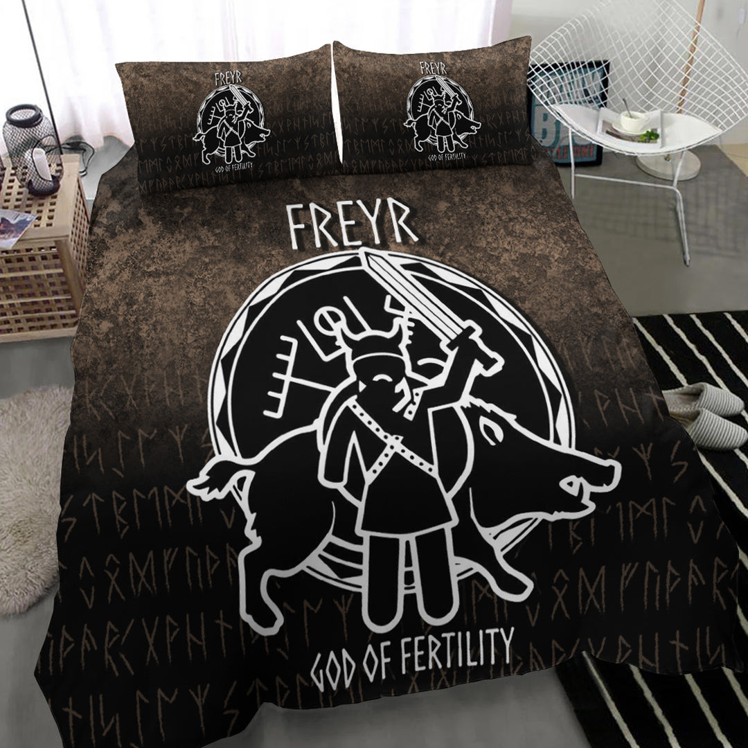 Wonder Print Shop Bedding Set - Freyr God Of Fertility Bedding Set RLT12 - Wonder Print Shop