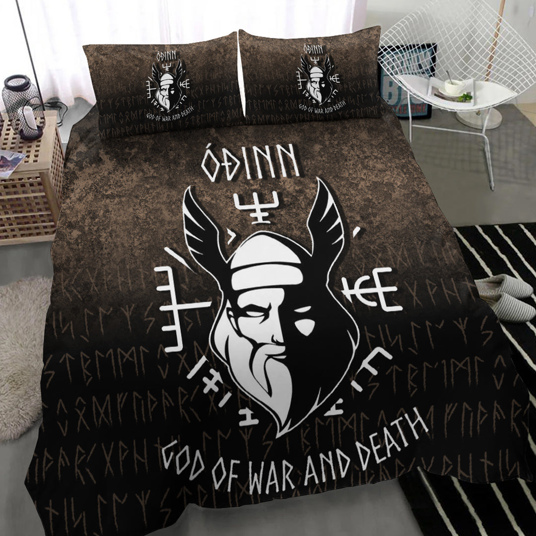 Wonder Print Shop Bedding Set - Odin God Of War and Death Bedding Set RLT12 - Wonder Print Shop