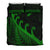 New Zealand Rugby Maori Bedding Set Silver Fern Koru Vibes Green LT8 - Wonder Print Shop