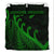 New Zealand Rugby Maori Bedding Set Silver Fern Koru Vibes Green LT8 - Wonder Print Shop