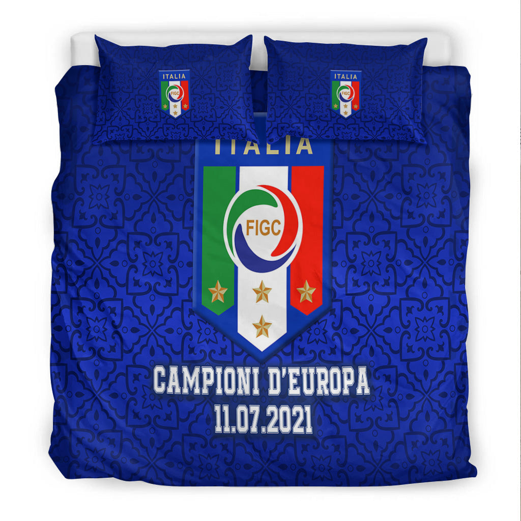 Italia Campioni D'Europa 11.07.2021 Bedding Set LT8 - Wonder Print Shop