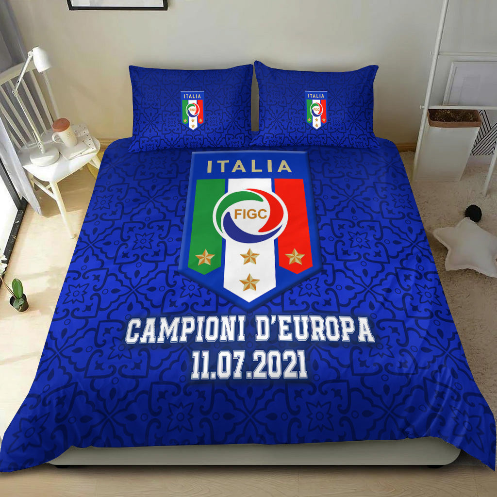 Italia Campioni D'Europa 11.07.2021 Bedding Set LT8 - Wonder Print Shop