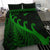 New Zealand Rugby Maori Bedding Set Silver Fern Koru Vibes Green LT8 - Wonder Print Shop