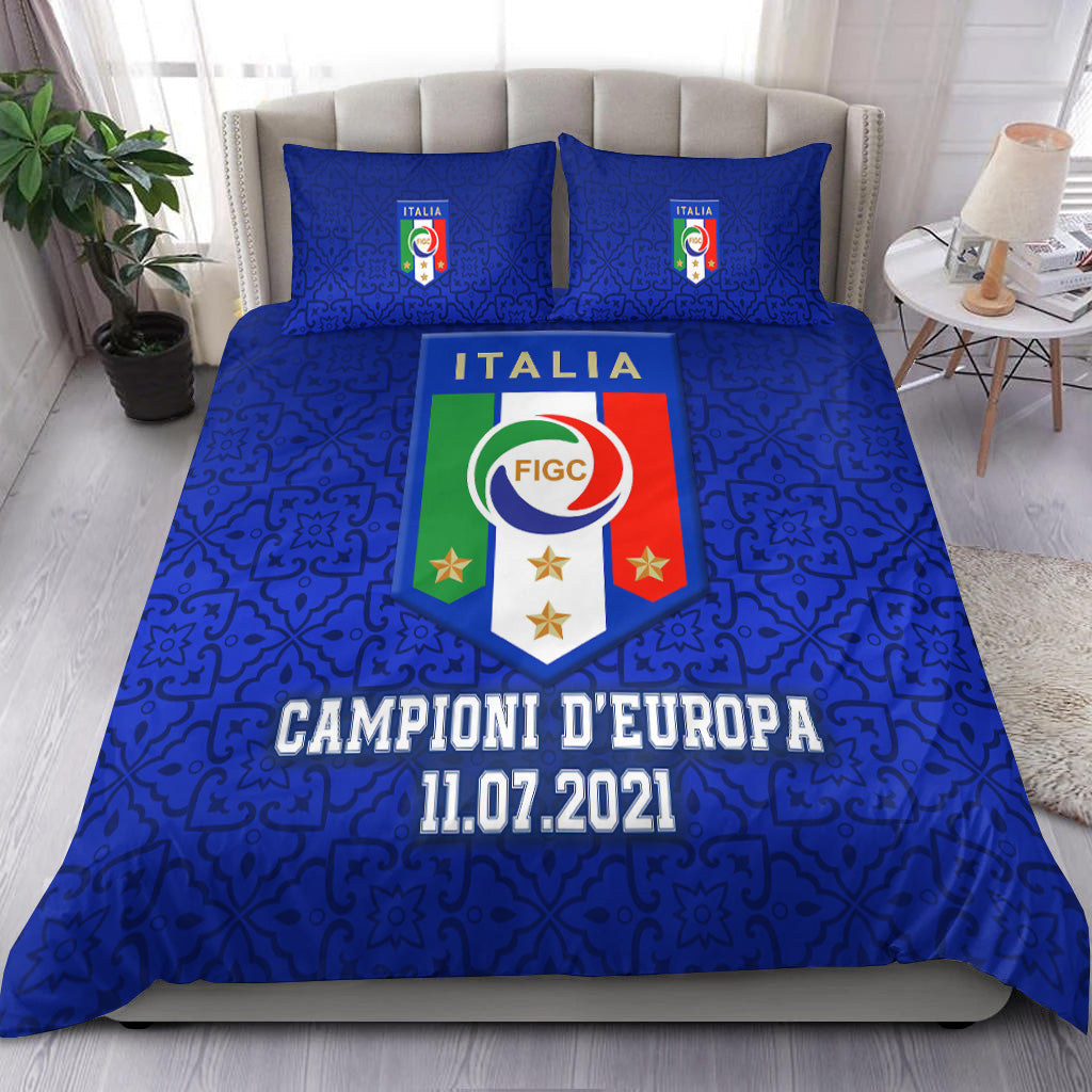 Italia Campioni D'Europa 11.07.2021 Bedding Set LT8 - Wonder Print Shop