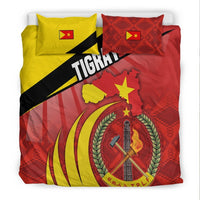 Tigray Bedding Set Coat Of Arms With Africa Pattern Special LT16 - Wonder Print Shop