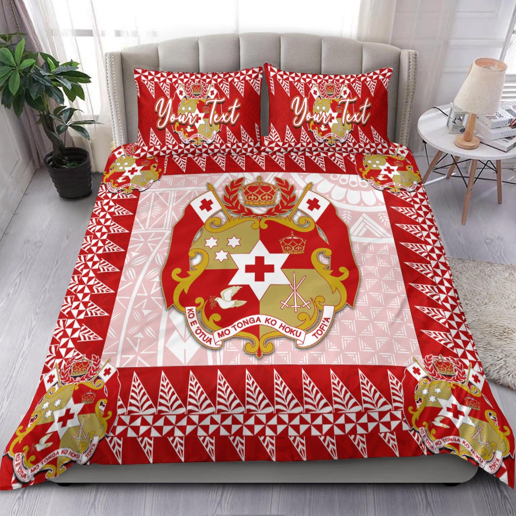 custom-personalised-tonga-bedding-set-red-style