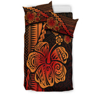 Polynesian Hibiscus Bedding Set Hawaiian Style No.1 LT6 - Wonder Print Shop