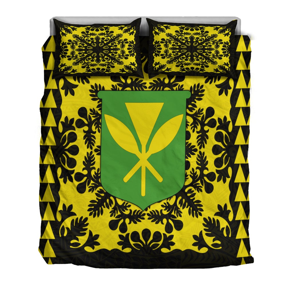 Hawaii Bedding Set Kanaka Maoli No.2 Black Style LT6 - Wonder Print Shop