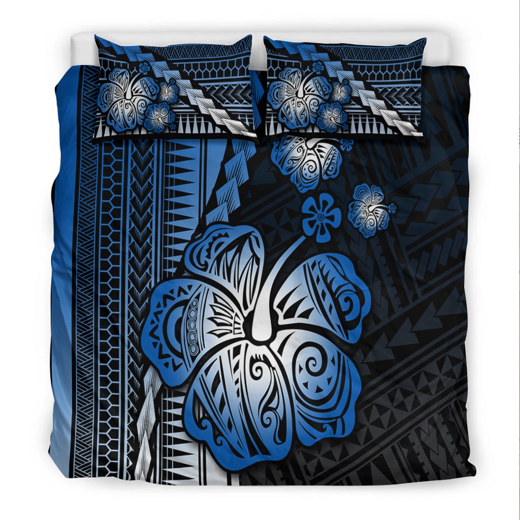 Polynesian Hibiscus Bedding Set Hawaiian Style No.5 LT6 - Wonder Print Shop