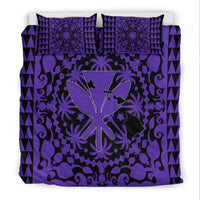 Hawaii Bedding Set Kanaka Maoli No.3 Purple Style LT6 - Wonder Print Shop