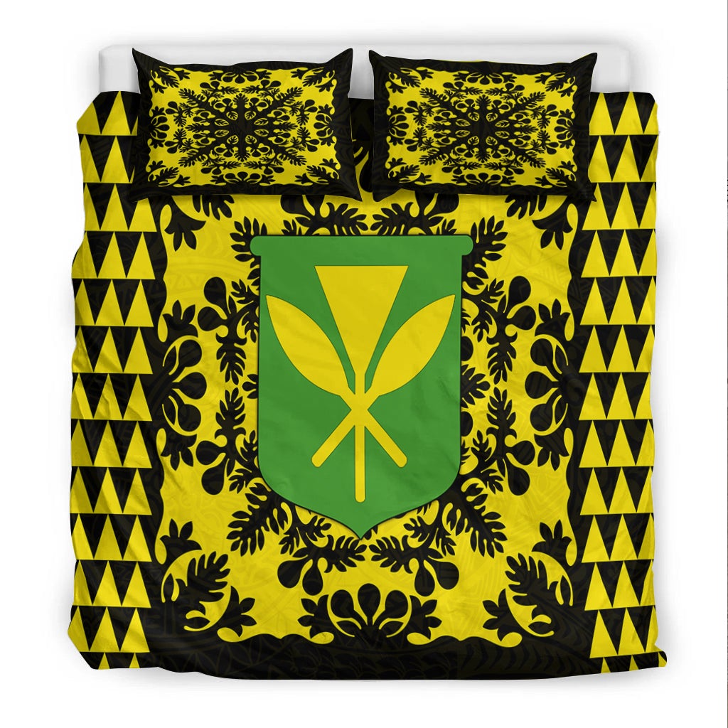 Hawaii Bedding Set Kanaka Maoli No.2 Black Style LT6 - Wonder Print Shop