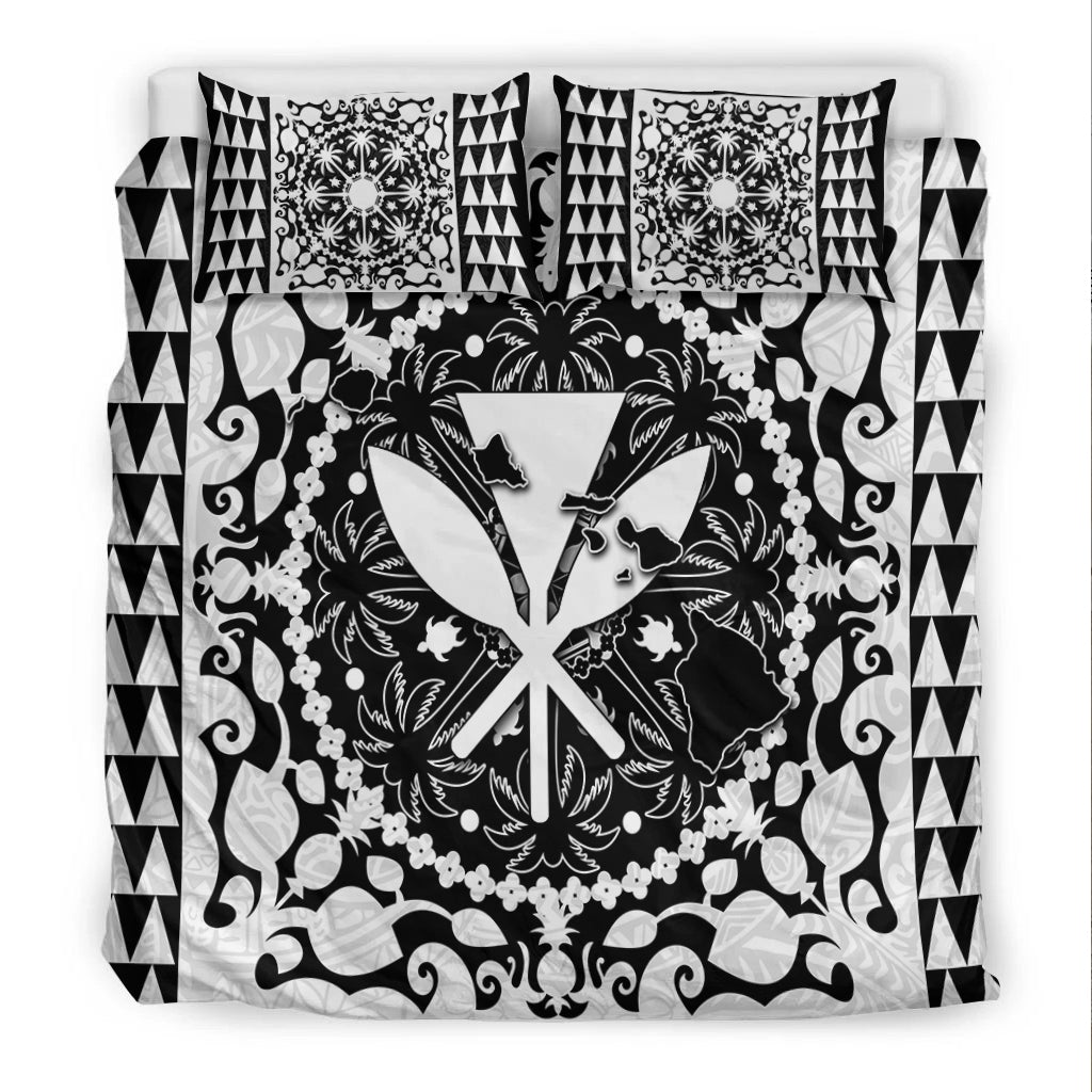 Hawaii Bedding Set Kanaka Maoli No.3 White Style LT6 - Wonder Print Shop