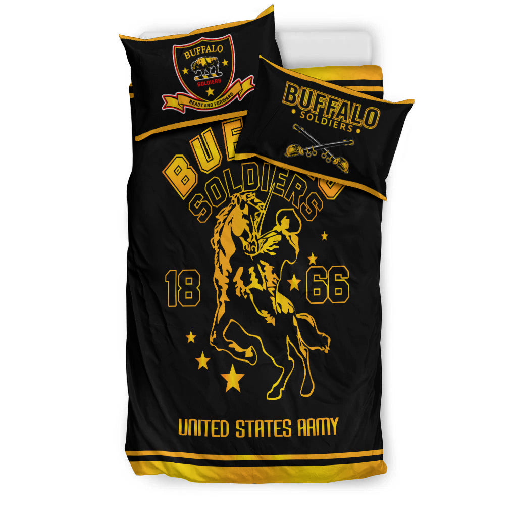Buffalo Soldiers African American Legend Of The Black Soldiers Bedding Set - LT2 - Wonder Print Shop