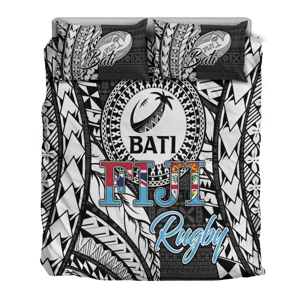 Fiji Rugby Bati Tapa Pattern Bedding Set - LT2 - Wonder Print Shop