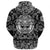 Viking Hoodie Birds Raven Huginn and Muninn Celtic Tree with Bandana Paisley Style RLT12 - Wonder Print Shop