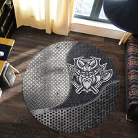 viking-carpet-black-and-white-head-with-shield-and-axe-round-carpet