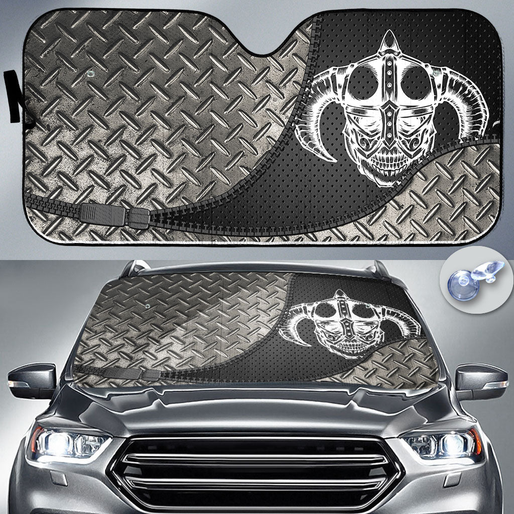 viking-auto-sun-shades-black-and-white-skull-using-helmet-auto-sun-shades