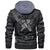 Viking Clothing Viking Black Axes Indian Warrior Zipper Leather Jacket RLT12 - Wonder Print Shop