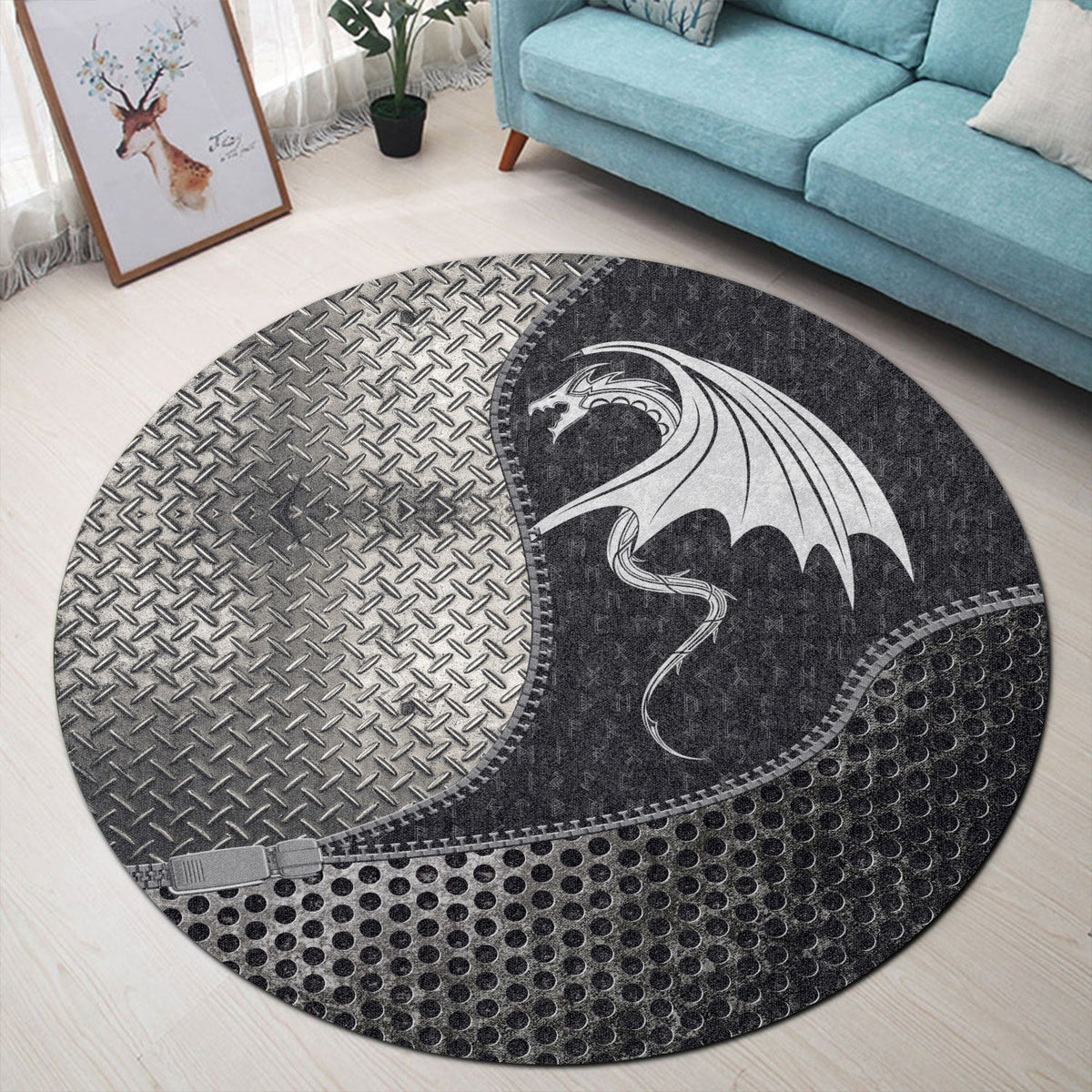 viking-carpet-black-dragon-round-carpet