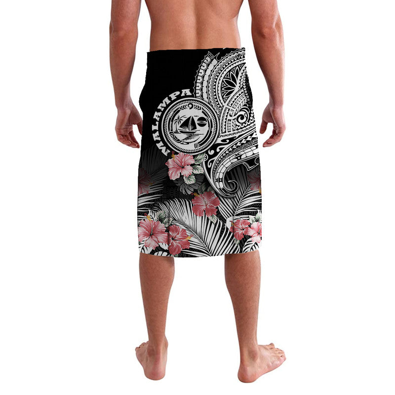 Vanuatu Malampa Province Lavalava Hibiscus Tribal Polynesian Tattoo Ver Black - Wonder Print Shop