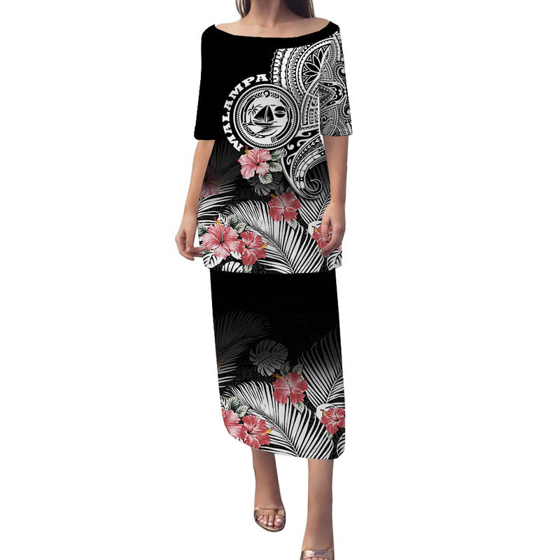 vanuatu-malampa-province-puletasi-dress-hibiscus-tribal-polynesian-tattoo-ver-black