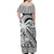 Fiji Coat Of Arms Matching Hawaiian Shirt And Dress Masi Tapa Mixed Palm Tree No1 Black Version LT9 - Wonder Print Shop