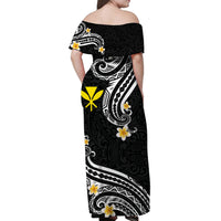 hawaii-women-off-shoulder-long-dress-black-polynesian-line-style