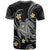 Hawaii T Shirt Hawaiian Turtle Plumeria Mixed Polynesian Black Style - Wonder Print Shop