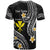 Custom Hawaii T Shirt Black Polynesian Line Style - Wonder Print Shop