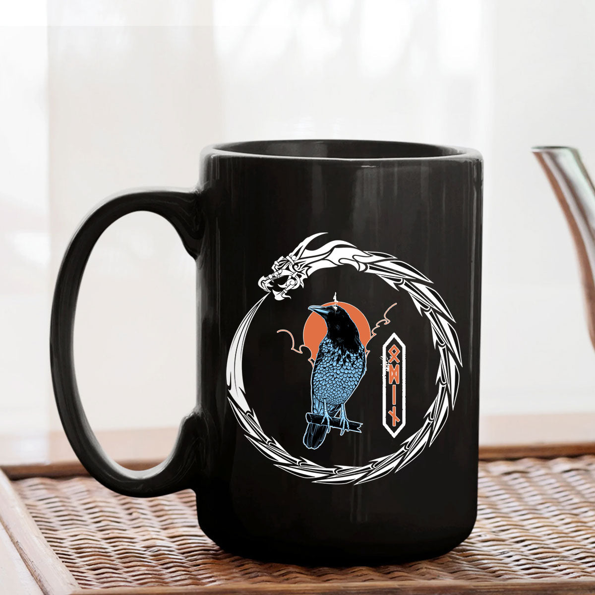 viking-mug-black-crow-sitting-on-branch-of-an-oak-tree-mug