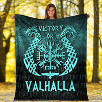 wonder-print-shop-premium-blanket-victory-or-valhalla-cyan-version-premium-blanket