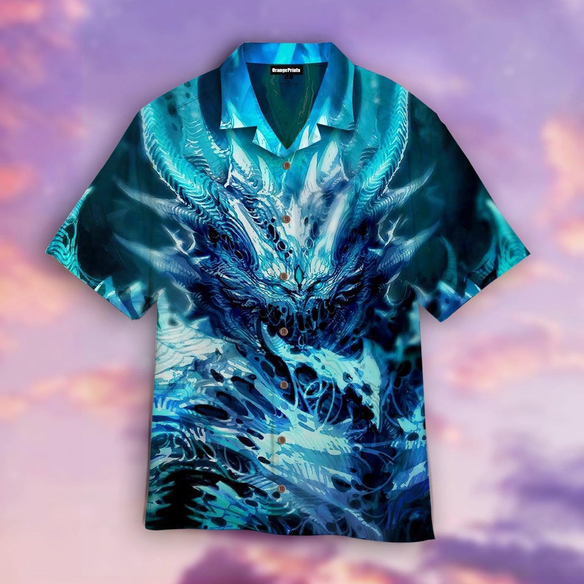 Blue Dragon Hawaiian Shirt - Wonder Print Shop