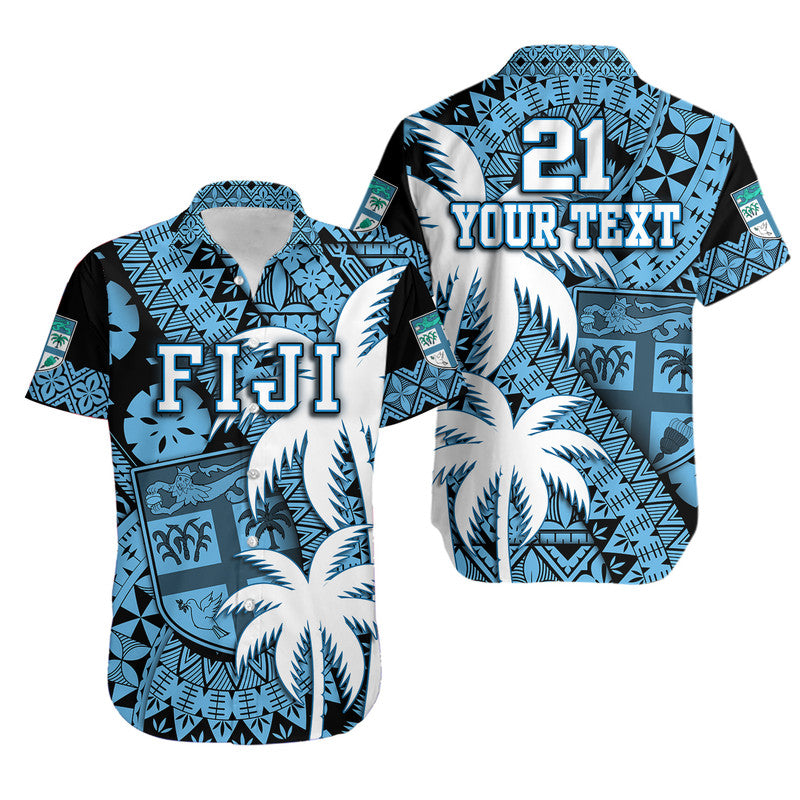 custom-personalised-fiji-coat-of-arms-hawaiian-shirt-masi-tapa-mixed-palm-tree-no1-blue-version-lt9