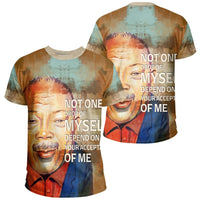 African T Shirt Quincy Jones Quote Paint Mix African Tee - Wonder Print Shop