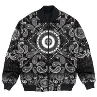 Viking Bomber Jacket Board Of With Crossed Swords with Bandana Paisley Style RLT12 - Wonder Print Shop