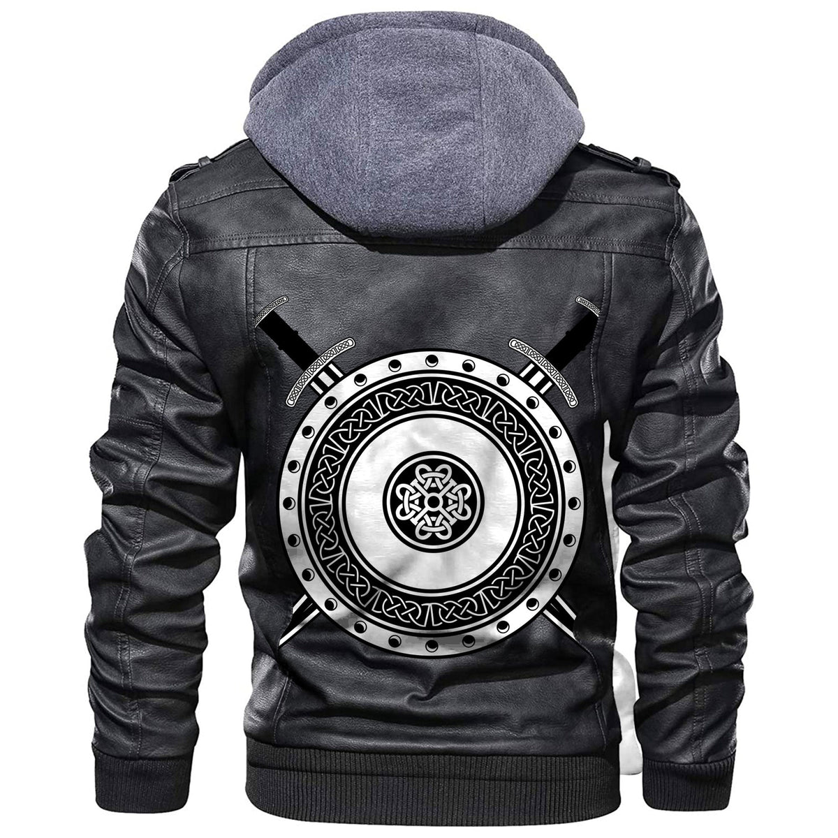 Viking Board Of With Crossed Swords Leather Jacket RLT12 - Wonder Print Shop