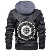 Viking Board Of With Crossed Swords Leather Jacket RLT12 - Wonder Print Shop