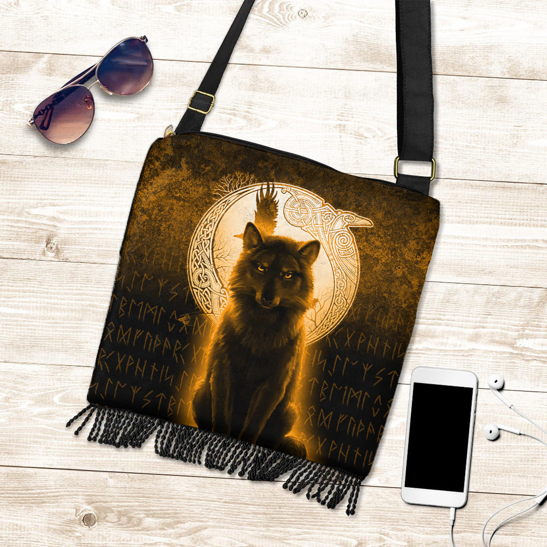 viking-crossbody-boho-handbag-fenrir-viking-wolf-gold-version-crossbody-boho-handbag