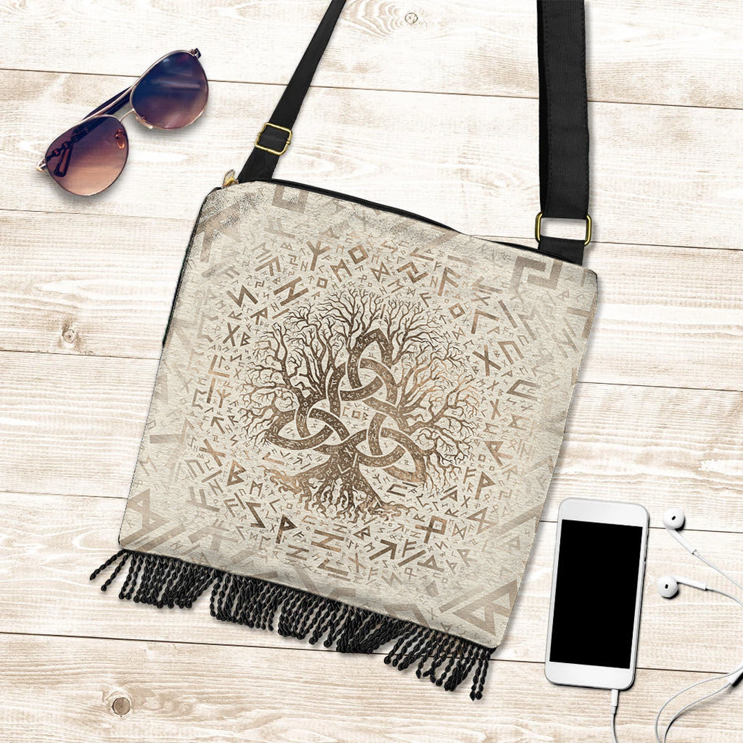 viking-crossbody-boho-handbag-tree-of-life-with-triquetra-and-futhark-pastel-gold-crossbody-boho-handbag