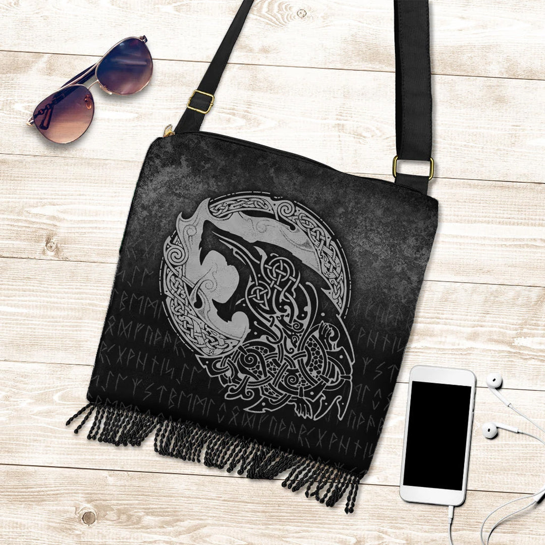 viking-crossbody-boho-handbag-fenrir-viking-3d-tattoo-special-version-crossbody-boho-handbag